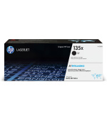 HP 135X Black Original LaserJet Toner Cartridge (2,400 pages)