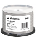 VERBATIM DVD-R(50-Pack)/Spindle/16X/4.7GB/DataLife Plus Wide Thermal Professional  No ID Brand