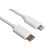 PREMIUMCORD Apple Lightning - USB-C™ USB nabíjecí a datový kabel MFi pro Apple iPhone/iPad, 1m