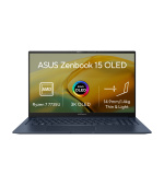 ASUS Zenbook 15 OLED/UM3504DA/R7-7735U/15,6"/2880x1620/16GB/1TB SSD/AMD int/W11H/Blue/2R