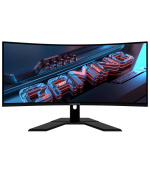 GIGABYTE LCD - 34" Gaming monitor GS34WQC, Prohnutý VA1500R, 3440x1440 WQHD, 120Hz, 4000:1, 300cd/m2, 1ms, 2xHDMI, 1xDP