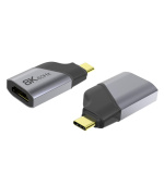 PremiumCord Adaptér USB-C na HDMI rozlišení obrazu 8K@60Hz,4K@144Hz Aluminium