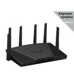 Synology RT6600ax MESH WiFi6 router (AX6000,2,4GHz/5GHz,3xGbELAN,1x2,5GbELAN,1xGbEWAN,1xUSB3.2)