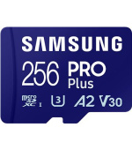 Samsung/micro SDXC/256GB/USB 3.0/USB-A/Class 10/+ Adaptér/Modrá