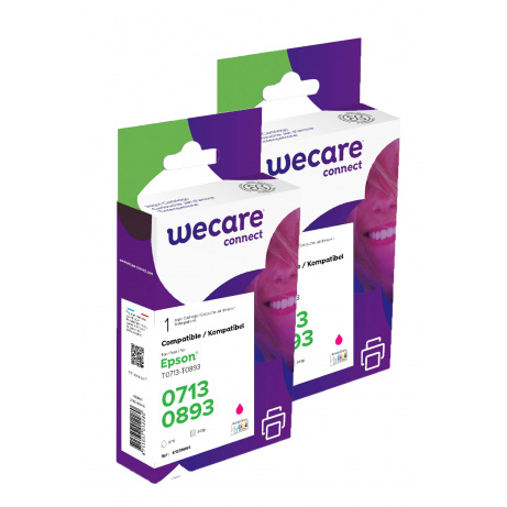 WECARE ARMOR sada ink kompatibilní s EPSON T071340 2x9ml,červená,T071340