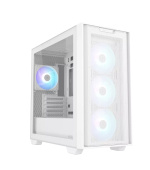 BAZAR - ASUS case A21 PLUS, Mini Tower, průhledná bočnice, 4x 120mm ARGB Fan, bílá - Poškozený obal (Komplet)