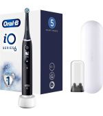 Oral-B iO6 elektrický zubní kartáček, magnetický, 5 režimů, displej, umělá inteligence, časovač, černý