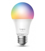 TP-Link Tapo L530E chytrá WiFi stmívatelná LED žárovka (barevná,2500K-6500K,806lm,2,4GHz,E27)