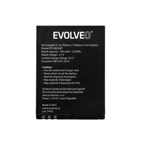 EVOLVEO originální baterie 700 mAh pro EasyPhone ID