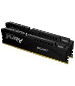 KINGSTON DIMM DDR5 16GB (Kit of 2) 6000MT/s CL30 ECC FURY Beast XMP Černá