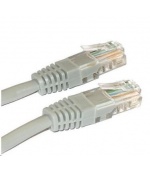 XtendLan Patch kabel Cat5E, UTP - 0,3m, šedý (prodej po 10 ks)