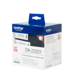 BROTHER DK-22251 (papírová role červeno-černá na bílém podkladu) 62mm x 15,24m