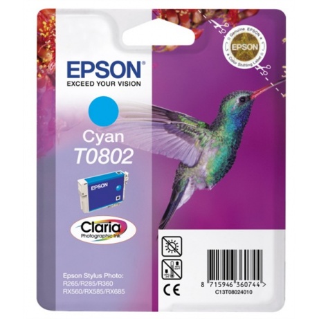 EPSON ink bar CLARIA Stylus photo "Kolibřík" R265/ RX560/ R360 - cyan