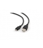 GEMBIRD kabel USB2.0 - microUSB, 3m, černý