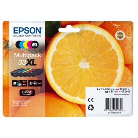 EPSON Multipack 5-colours 33XL Claria Premium Ink