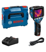 BOSCH GTC 600 C termokamera, IP54, ochrana proti nárazu, 49152 měřících bodů, akumulátor GBA 12V 2.0Ah