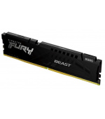 KINGSTON DIMM DDR5 16GB 6000MT/s CL40 FURY Beast Černá