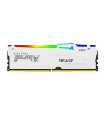 KINGSTON DIMM DDR5 32GB 5200MT/s CL40 FURY Beast Bílá RGB XMP