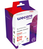 WECARE ARMOR ink sada kompatibilní s Canon PGI570BK,CLI-571X, BKCMY