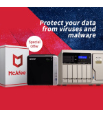 QNAP LS-MCAFEE-5Y - McAfee antivirus 5 years license, Physical Package