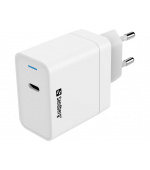 Sandberg USB-C AC Charger PD65W, EU, bílá