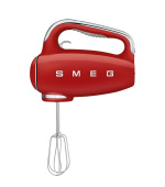 Smeg HMF01RDEU ruční mixér, 250 W, 9 programů, časovač, turbo, elektronický tempomat, červený