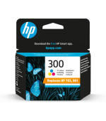 HP 300 Tri-color Ink Cart, 4 ml, CC643EE (165 pages)