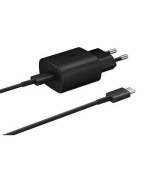 Samsung síťová nabíječka EP-TA800EBE + kabel EP-DG980BBE USB-C, 25W, černá, (bulk)