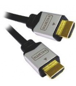 PremiumCord kabel HDMI M/M, zlac.a kovové HQ, 5m