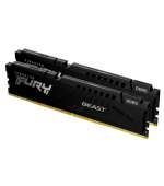 KINGSTON DIMM DDR5 32GB (Kit of 2) 5600MT/s CL40 FURY Beast Černá