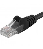 PremiumCord Patch kabel UTP RJ45-RJ45 level 5e 5m černá