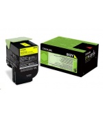 LEXMARK Yellow toner 802Y pro CX310/410/510 z programu Lexmark Return (1000 stran)