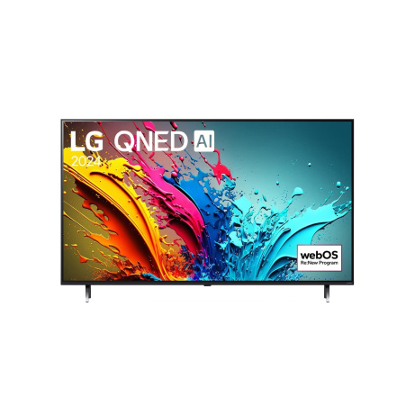 LG QNED85 50" TV, 4K Ultra HD, QNED, webOS, HDR, Bluetooth 5.1, WiFi, ThinQ, AI Sound Pro