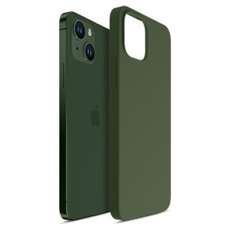 3mk Hardy Silicone MagCase pro Apple iPhone 15 Plus, Alphine Green