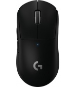 Logitech G Pro X Superlight/Herní/Optická/Pro praváky/25 600 DPI/Bezdrátová USB/Černá