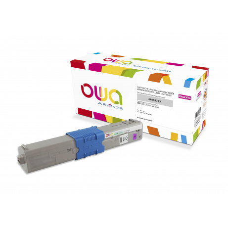 OWA Armor toner kompatibilní s OKI 44469723, 5000st, červená/magenta