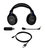 HyperX Cloud Flight - Wireless Gaming Headset (Black-Blue) - PS5-PS4 (HHSF1-GA-BK/G) - Sluchátka pro herní konsole