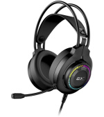 GENIUS sluchátka s mikrofonem GX GAMING HS-GX580U, USB, RGB, černá