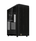 ASUS case PROART PA401 WOOD TG, Mid Tower, ATX, 1xUSB-C Gen2x2, 2xUSB 3.0, 2x 160mm Fan, černá