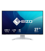 EIZO MT 27" EV2740X-WT FlexScan, IPS, 3840x2160, 350nit, 2000:1, 14ms, DisplayPort, 2xHDMI, USB-C, USB, Repro, Bílý