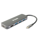 D-Link 5-in-1 USB-C Hub with HDMI/Power Delivery