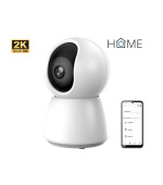 iGET HOME Camera CS4 White - WiFi 2K IP kamera, noční vidění, audio, RJ45, auto tracking