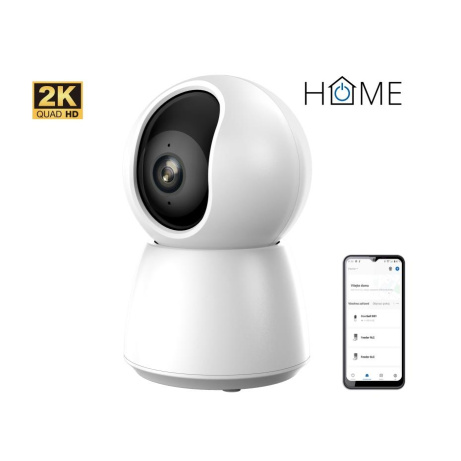 iGET HOME Camera CS4 White - WiFi 2K IP kamera, noční vidění, audio, RJ45, auto tracking