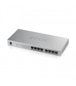 Zyxel GS1008-HP, 8 Port Gigabit PoE+ unmanaged desktop Switch, 8 x PoE, 60 Watt