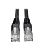 Tripplite Ethernetový kabel Cat6 Gigabit Snagless Molded (UTP) (RJ45 Samec/Samec), černá, 4.27m