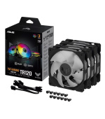 ASUS ventilátor TUF GAMING TR120 ARGB, 3x120mm, černá