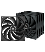 ARCTIC F14 Value Pack (Black) - ARCTIC F14 Case Fan - 140mm case fan low noise - Pack of 5pcs