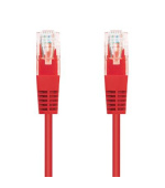 Kabel C-TECH patchcord Cat5e, UTP, červený, 5m