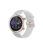 CARNEO Queen HR+/44mm/Rose Gold/Sport Band/White