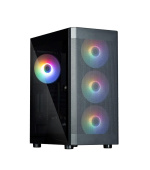 ZALMAN case I4 TG, Mid Tower, ATX, 2xUSB 3.0, 1xUSB 2.0, 4x 120mm RGB Fan, černá